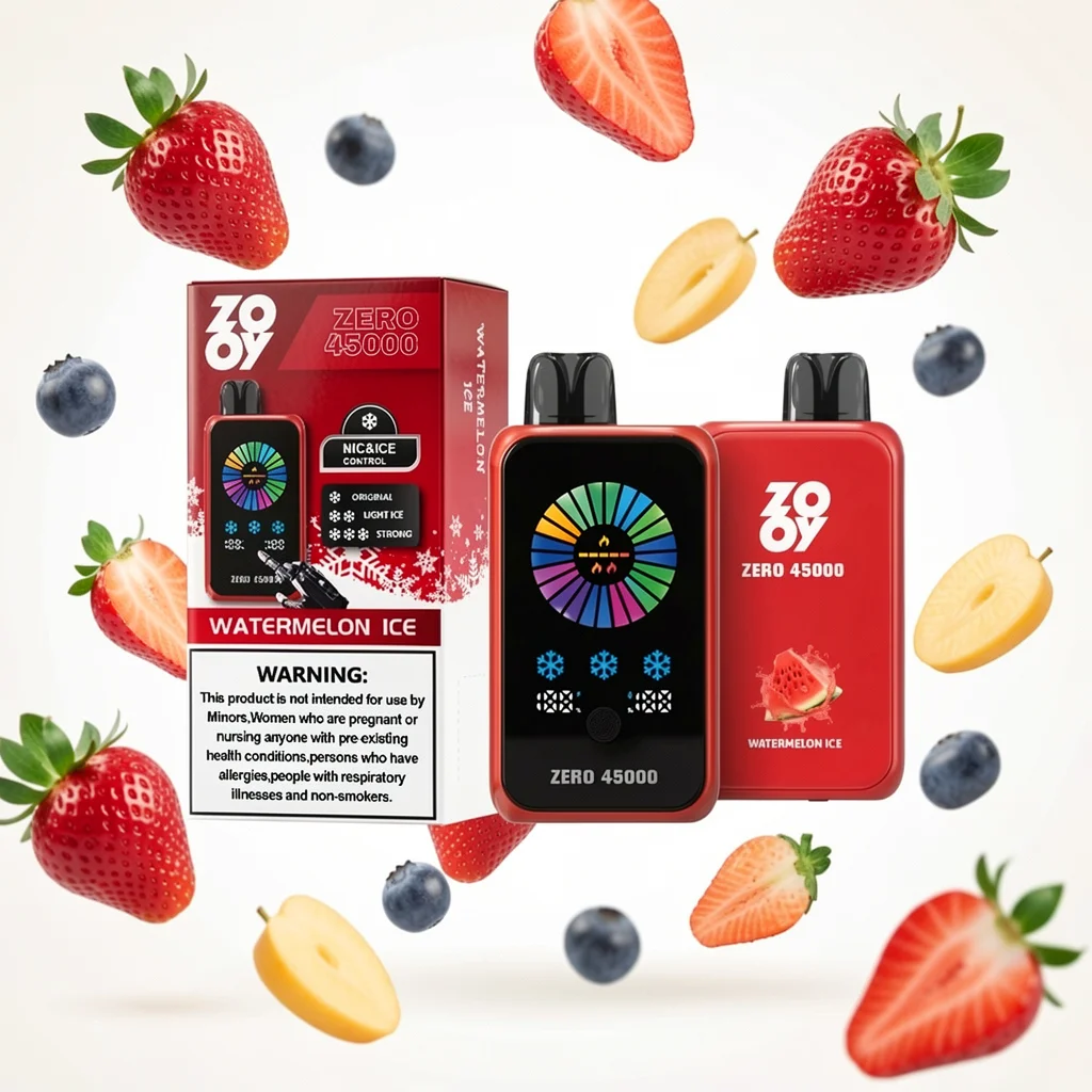 Zooy Zero 45000 Puffs Engangsvape – 1200mAh 45W Touchscreen MTL/RDTL/DTL