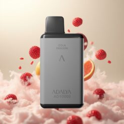 Adalya AD 10000 Puffs Engangs Vape - Romgrå, 14 ml, 2 % nikotin, USB-C