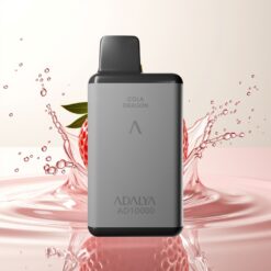 Adalya AD 10000 Puffs Engangsdamp Space Grå, Jordbærsplash, 14 ml, 2 % nikotin, 650 mAh