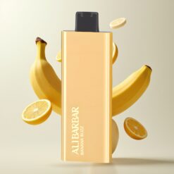 Alibarbar Pandora 7000 Puffs Engangs Vape – 17 ml, 1.0 Ω, Banan Buzz
