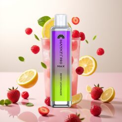 Hayati Pro Max 4000 Puffs Engangs Vape – Bær Sitronade, 2ml tank, 1400mAh batteri, 5% nikotin