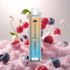 Hayati Pro Max 4000 Puffs Engangs Vape Blåbær Kirsebær Tranebær – 1400mAh, 2ml tank, 1.1 Ohm Mesh Coil