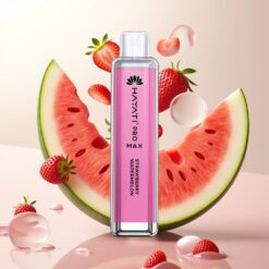 Hayati Pro Max 4000 Puffs Engangs Vape Jordbær Vannmelon – 1400mAh, 2ml/10ml, 2%/5% Nikotin