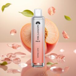 Hayati Pro Max 4000 Puffs Engangs Vape Juicy Peach (Saftig Fersken) – 1400mAh, 2ml/10ml, 2%/5% Nikotin