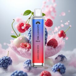 Hayati Pro Max 4000 Puffs Engangsdamp Blå Bringebær – 1400mAh, 2ml/10ml, 5% Nikotin