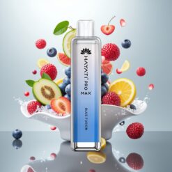 Hayati Pro Max 4000 Puffs Engangsdamp – Blå Fusjon, 2ml tank, 1400mAh batteri, 2%/5% nikotin