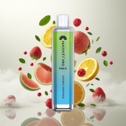 Hayati Pro Max 4000 Puffs Engangsdamp Med 1400mAh Batteri og Dobbel Menthol – 2%, 5% Nikotin