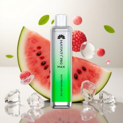 Hayati Pro Max 4000 Puffs Engangsdamp – Vannmelon Is, 2ml/10ml, 1400mAh, 2%/5% Nikotin