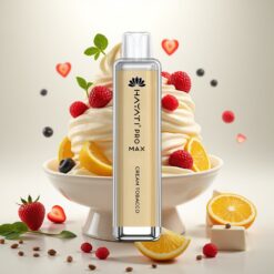 Hayati Pro Max 4000 Puffs Engangsdamp med Krem Tobakk – 2%/5% Nikotin, 1400mAh Batteri, 2ml Tank