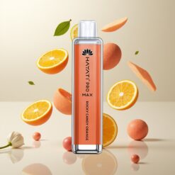 Hayati Pro Max 4000 Puffs Engangsvape med 1400mAh batteri, 2ml tank og Rocky Candy Appelsin smak