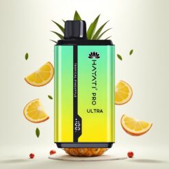 Hayati Pro Ultra 15000 Puffs Tropisk Ananas – 15000+ Puffs, 850mAh, 2×12ml, 2% Nikotin