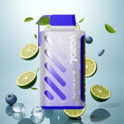 VOZOL Gear Power 20000 Puffs Blå Mojito – 20mL, 5%(50mg), Full Screen Display, Dual Mesh Coil
