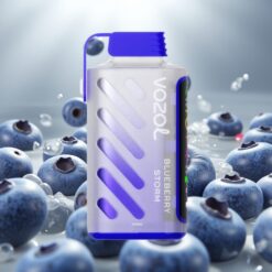 VOZOL Gear Power 20000 Puffs Blåbærstorm – 20mL, 5%(50mg), Full Screen Display, Dual Mesh Coil