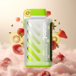 VOZOL Gear Power 20000 Puffs – Jordbær Kiwi – 20mL, 5%(50mg), Dual Mesh Coil, Full Skjerm Display