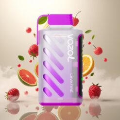 VOZOL Gear Power 20000 Puffs Lavafire – 20mL, 5% nikotin, Dual Mesh Coil, Full Screen Display