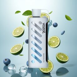 VOZOL Gear Shisha 25000 Puffs - 30 deilige smaker, Dual Mesh Dual Modes, 1000mAh batteri - Blå Mojito