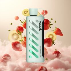 VOZOL Gear Shisha 25000 Puffs - Jordbær Kiwi, 1000mAh, 5mg/ml, Dual Mesh