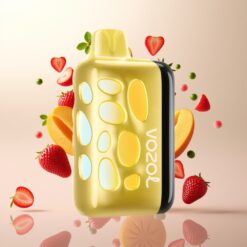 VOZOL RAVE 40000 Engangs Vape Jordbær Mango – 1000mAh, 20/50mg/ml, 80% ladning på 20 min