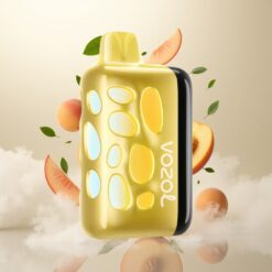 VOZOL RAVE 40000 Engangsvape Mango Fersken – Glødende design, 1000mAh batteri, 20/50mg/ml nikotin