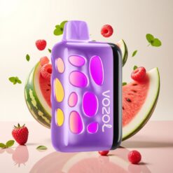 VOZOL RAVE 40000 Engangsvape – Vibrant Glow Design, Beat-Synced Party Mode, 1000mAh – Vannmelon Razz Rancher