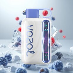 VOZOL STAR 40000 Engangs Vape Blå Bringebær Is – 1000mAh, 20/50mg/ml, Type-C