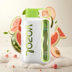 VOZOL STAR 40000 Engangsvape Vannmelon Sur Fersken – 1000mAh, 20/50mg/ml, Type-C-lading