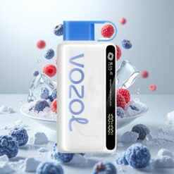 VOZOL STAR 9000/12000 Engangs Vape Blå Bringebær Is – Rist for Display, S.i.L.C TECH, 650mAh Batteri, 9000/12000 Puffs