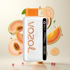 VOZOL STAR 9000/12000 Engangs Vape Fersken Mango Vannmelon – Rist for display, 30% raskere ladning, 650mAh batteri