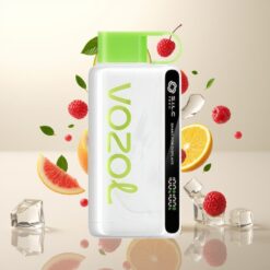 VOZOL STAR 9000/12000 Engangs Vape – Sur Eple Is, 650mAh Batteri, 9000/12000 Pust, Rask Ladning