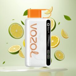 VOZOL STAR 9000/12000 Engangsvape Sitron Lime – Rist for display, S.i.L.C TECH, 30% raskere lading, 650mAh batteri
