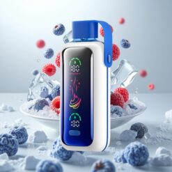 VOZOL Star 20000 Puffs 2.2" HD-speilskjerm, Dual Mesh, 650mAh, Blå Razz Is
