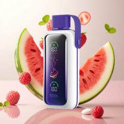 VOZOL Star 20000 Puffs Engangsvape Bringebær Vannmelon – 2,2" HD-speilskjerm, Dual Mesh, 650mAh