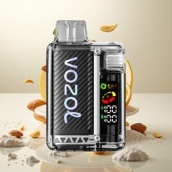 VOZOL Vista 20000 Puffs Gjenoppladbar med 650mAh batteri, OLED-skjerm og Vaniljekrem Tobakk