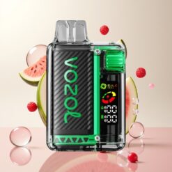 VOZOL Vista 20000 Puffs Oppladbar batteri: 650mAh, Nikotinstyrke: 2%, OLED-skjerm, 6-trinns effektjustering - Vannmelon Tyggegummi