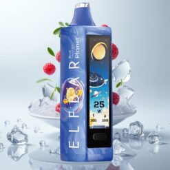Elf Bar Planet 25000 Puffs Disposable Vape Blå Bringebær Is 5% 800mAh 18ml