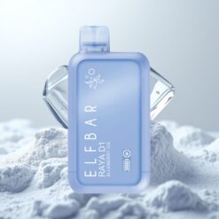 Elf Bar Raya D1 13000 Puffs Engangs Vape Blåbær Is 18ml 650mAh Type-C