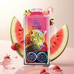 Fumot Leopard 40K Puffs Engangs Vape Jordbær Vannmelon – 5% Nikotin, 700mAh Batteri, Type-C Lading