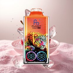 Fumot Leopard 40K Puffs Engangs Vape Kirsebær Is – 2%, 3%, 5% Nikotin, 700mAh, Type-C Lading