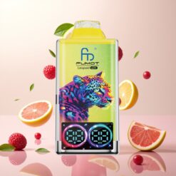 Fumot Leopard 40K Puffs Engangs Vape Rosa Sitronade – 700mAh, Dual Mesh, Type-C Lading