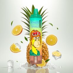 Fumot RandM Tornado 15000 Puffs - 25ml, 850mAh, Type-C, LCD - Ananas Is