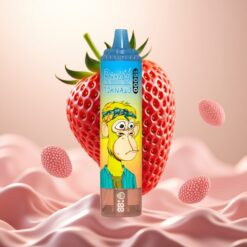 Fumot RandM Tornado 15000 Puffs – Jordbær – 25ml, 850mAh, Type-C