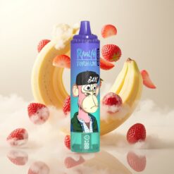 Fumot RandM Tornado 15000 Puffs – Jordbær Banan – 25ml, 850mAh, Type-C