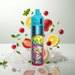 Fumot RandM Tornado 30000 Puffs Engangs Vape Mynteis – 30mL, 2%/5%, 1.0 Ohm mesh coil, 600mAh