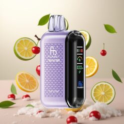 Fumot Tornado 20000 Puffs Engangs Vape Kirsebær Lime – 20000 Puffs, 20ml, 850mAh, 2% Nikotin