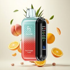 Fumot Tornado 20000 Puffs Engangsdamp Peach Ananas Appelsin – 20000 Puff, 20ml, 850mAh