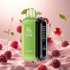 Fumot Tornado 20000 Puffs Engangsdamper Kirsebær-Bær med 20ml E-væske, 850mAh Batteri, Smart Display