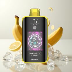 Fumot Tornado 25000 Puffs HD Skjerm 700mAh 20ml Bananis