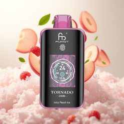 Fumot Tornado 25000 Puffs HD Skjerm 700mAh 20ml Juicy Peach Is 0/2%/3%/5% Nikotin