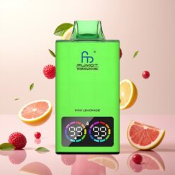 Fumot Tornado 35K Engangs Vape - Dual Mesh Coil, 15ml E-juice, 700 MAH, USB-C - Rosa Sitronade