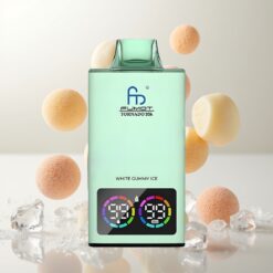 Fumot Tornado 35K Engangs Vape - Hvit Gummy Is, Dual Mesh Coil, 15ml E-juice, 700 MAH Batteri